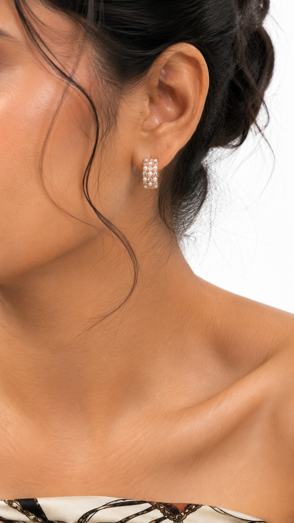 Pearl Mosaic Earrings | 925 Sterling Silver