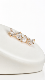 Odette Bow Stud Earrings | 925 Sterling SIlver