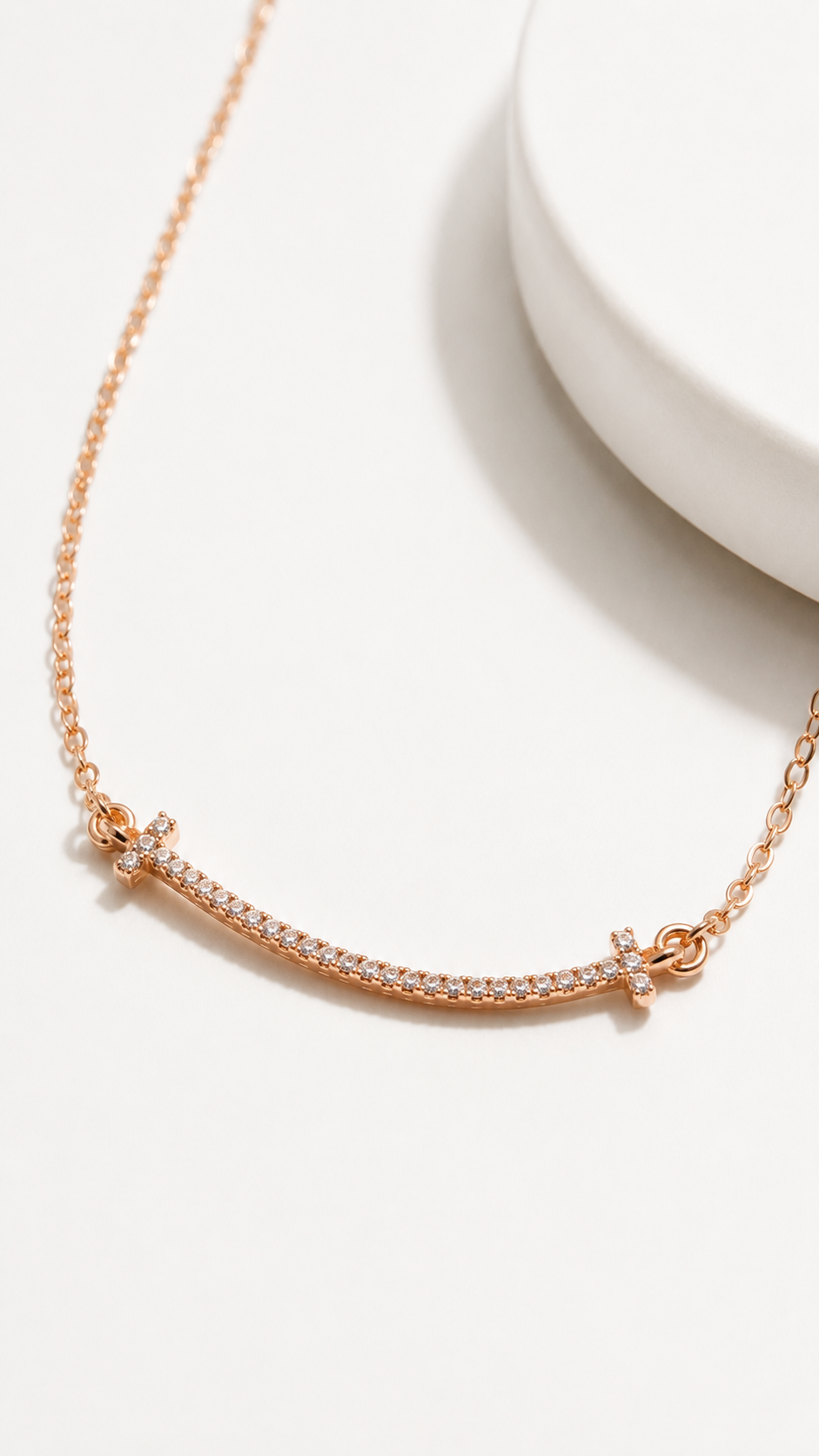 Avelie Arc Necklace | 925 Sterling Silver