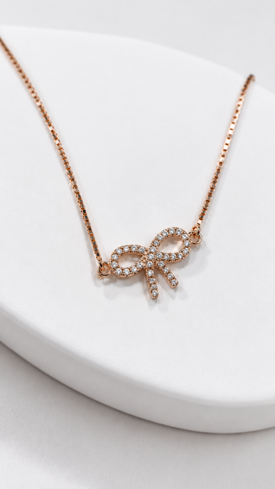 Roselle Knot Necklace | 925 Sterling Silver