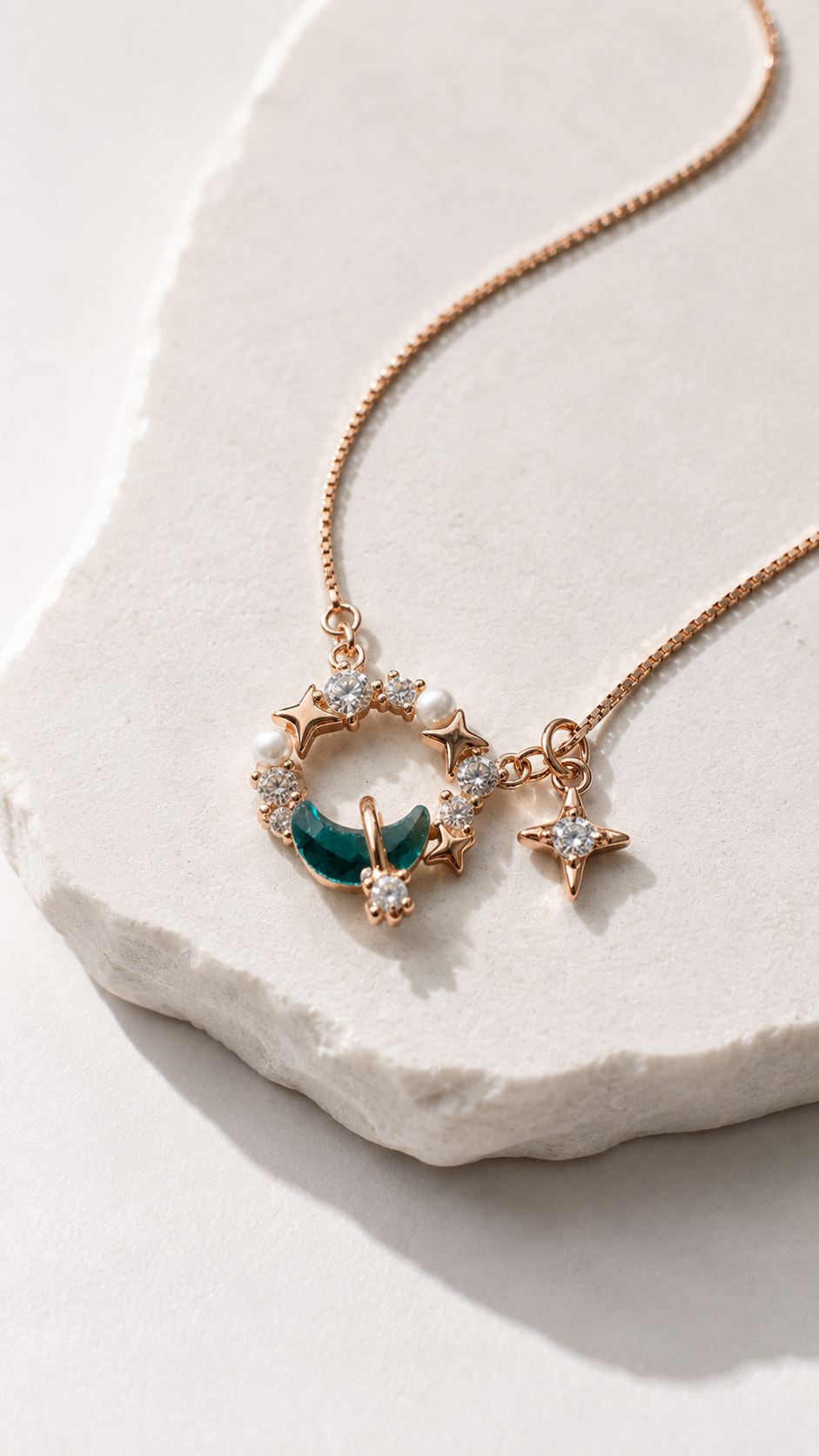 Nocturne Orbit Necklace | 925 Sterling Silver