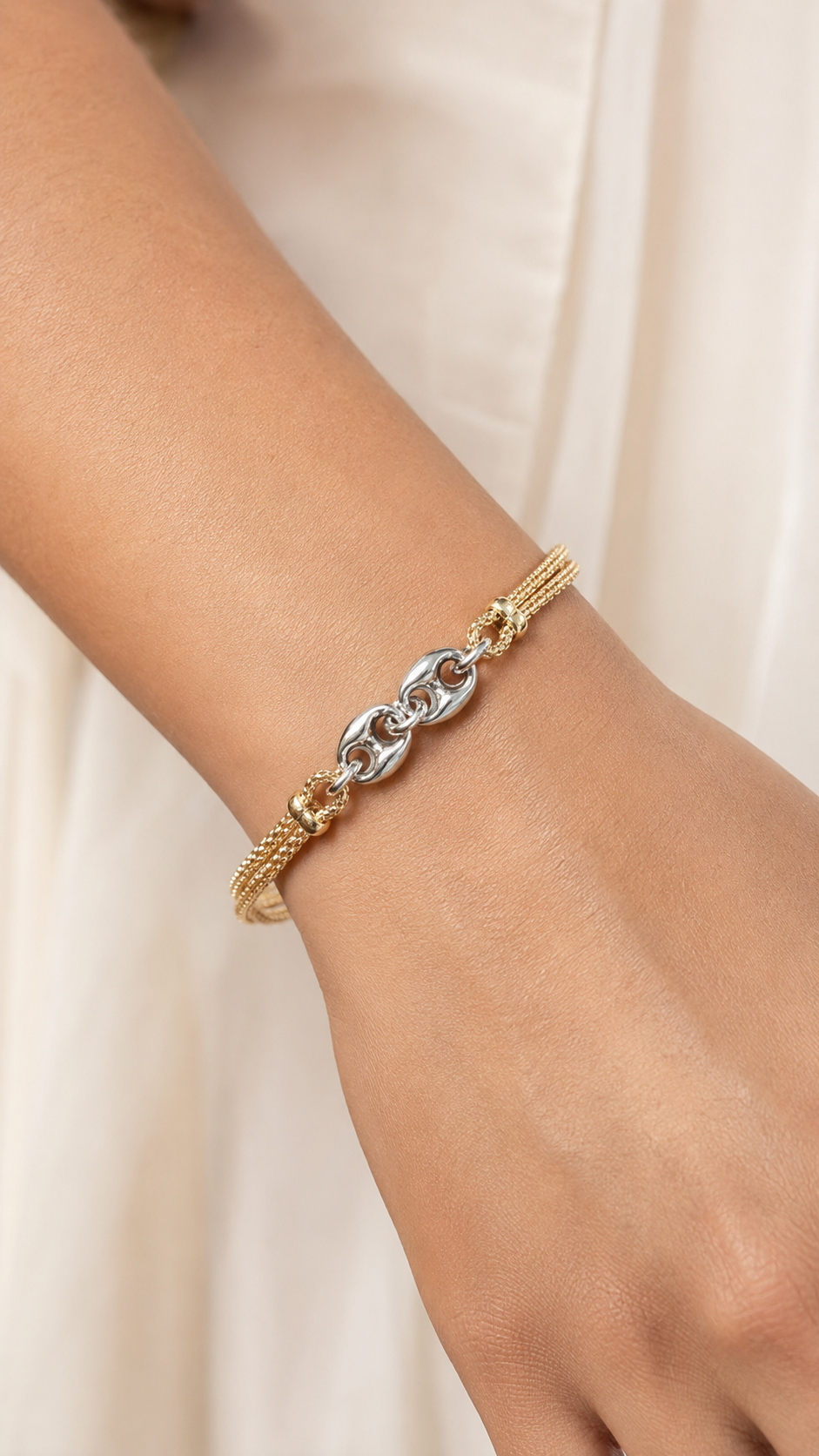 Mariner Duo Bracelet | 925 Sterling Silver