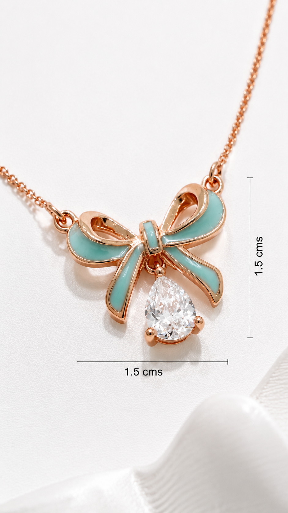 Ayla Bow Necklace | 925 Sterling Silver