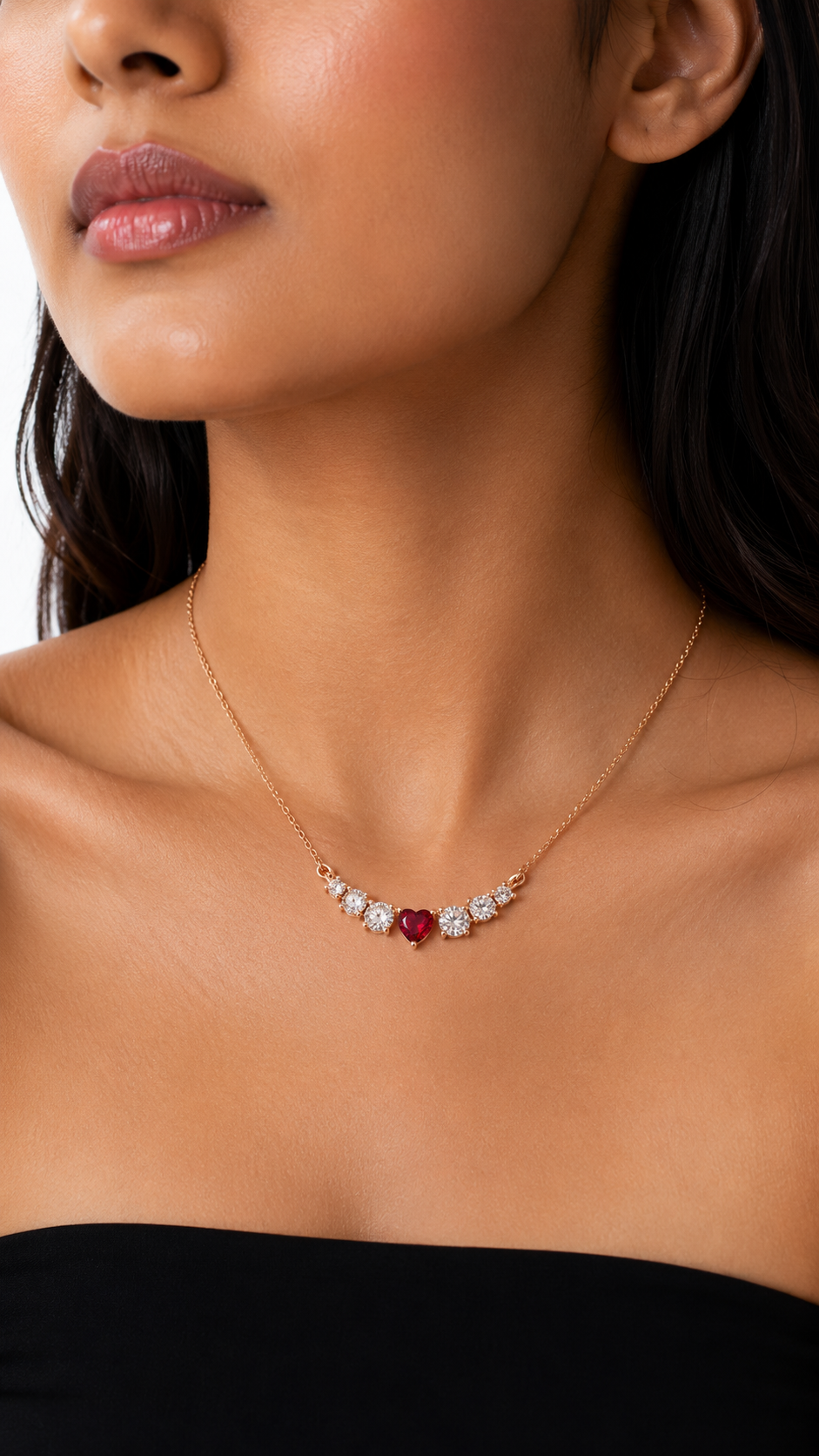 Ruvia Heart Necklace | 925 Sterling Silver