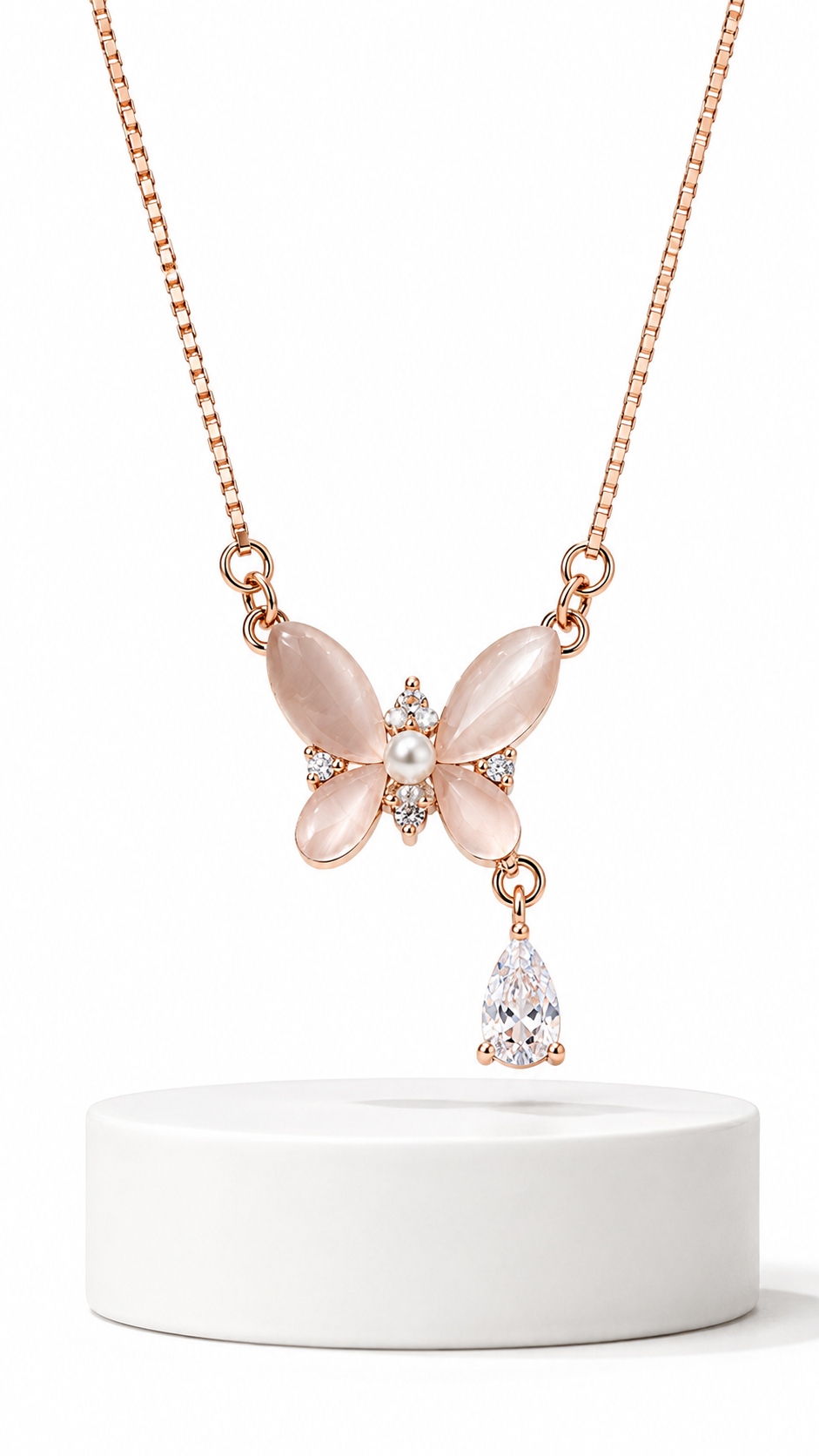 Luna Flutter Necklace | 925 Sterling Silver