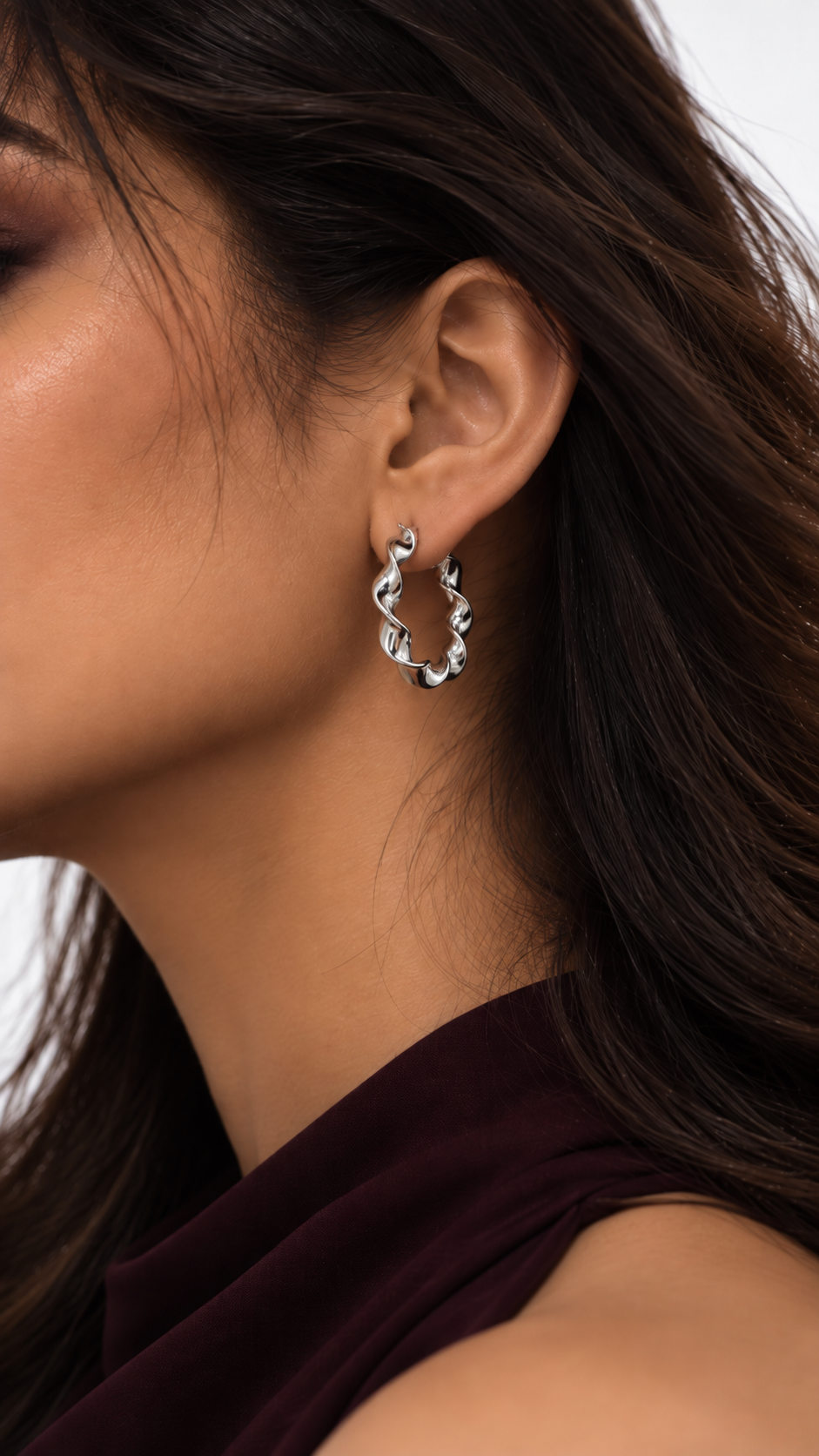 Tessa Hoops | 925 Sterling Silver