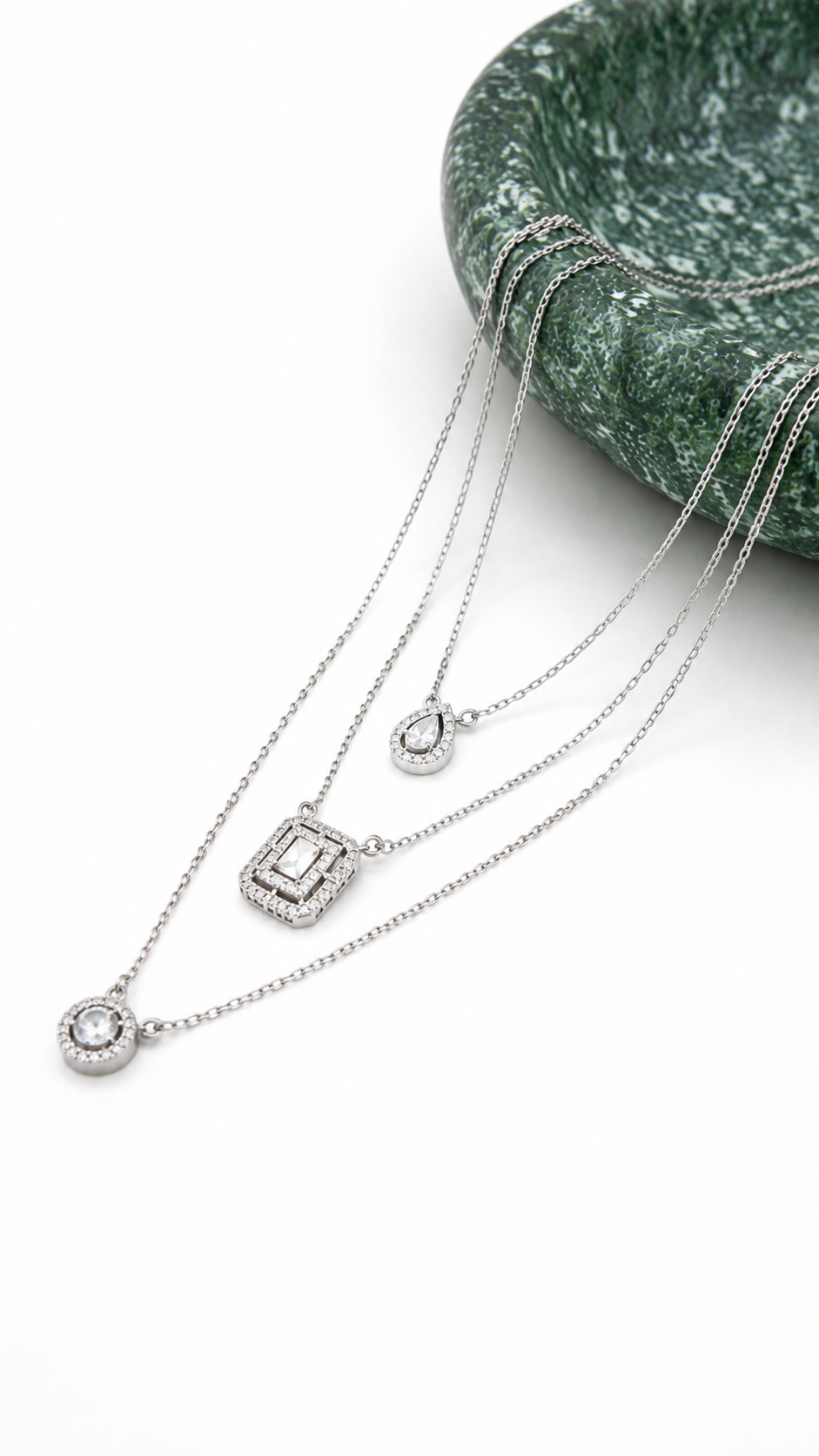 Noa Layered Necklace | 925 Sterling Silver