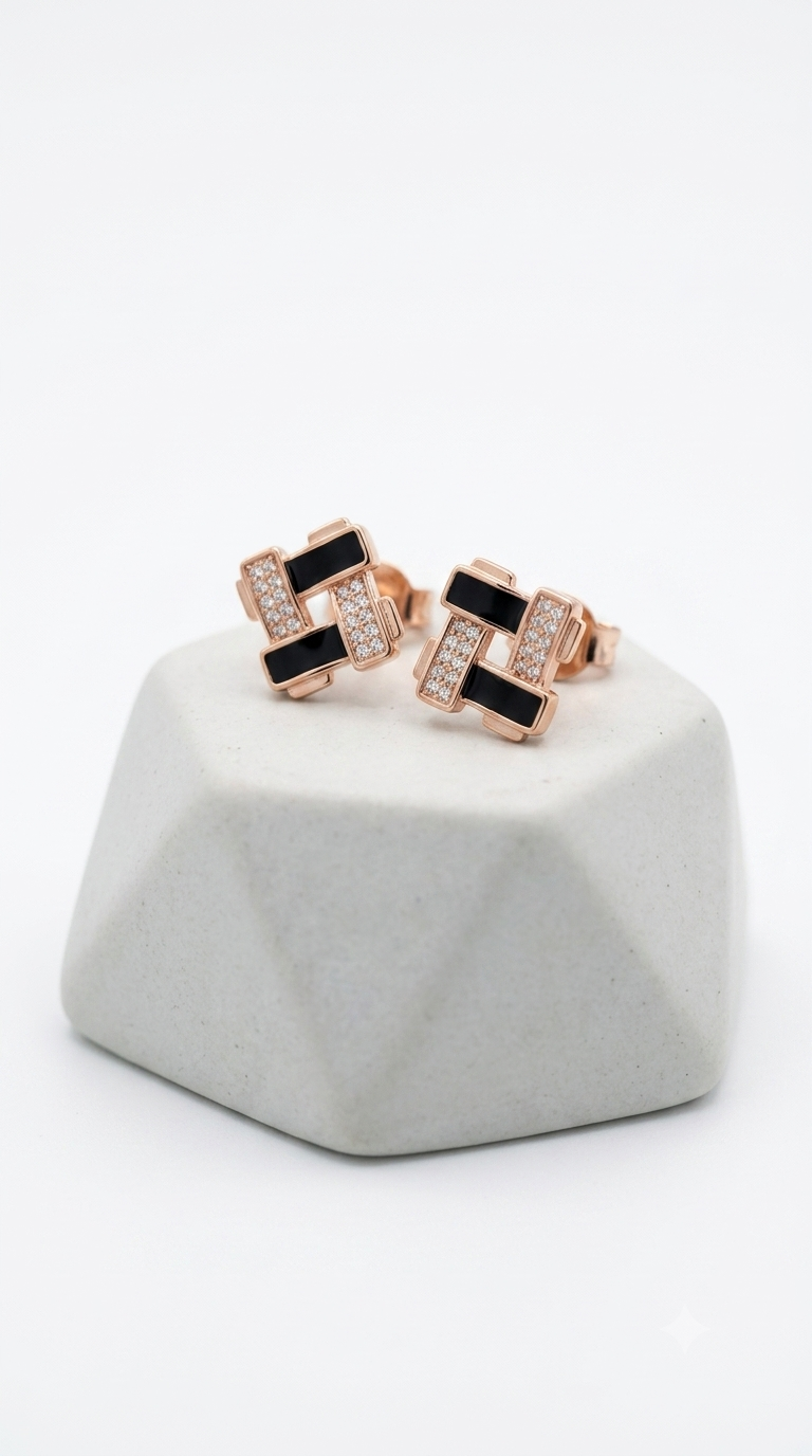 Tessera Studs | 925 Sterling Silver