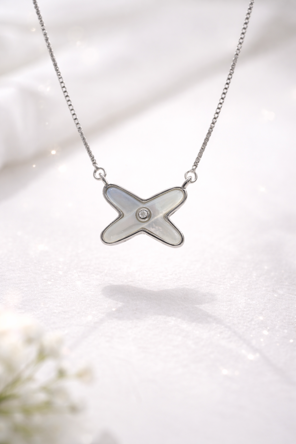 Lumis Pearl Necklace | 925 Sterling Silver