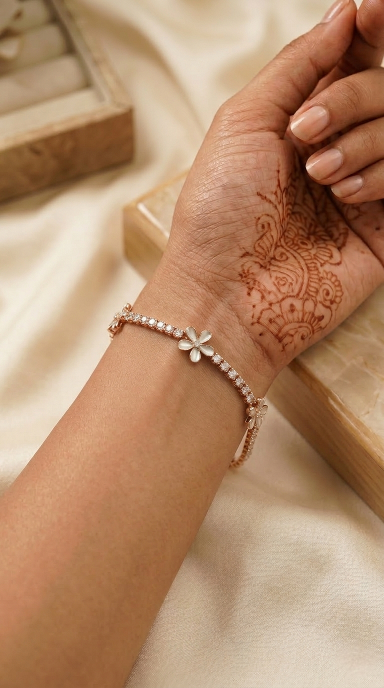 Florette Tennis Bracelet | 925 Sterling Silver