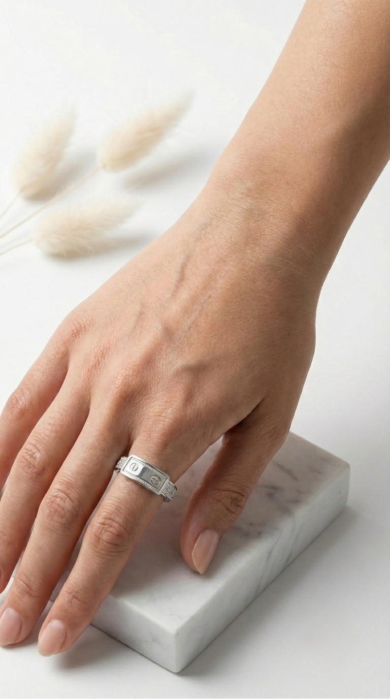 Aurex Bolt Ring | 925 Sterling Silver