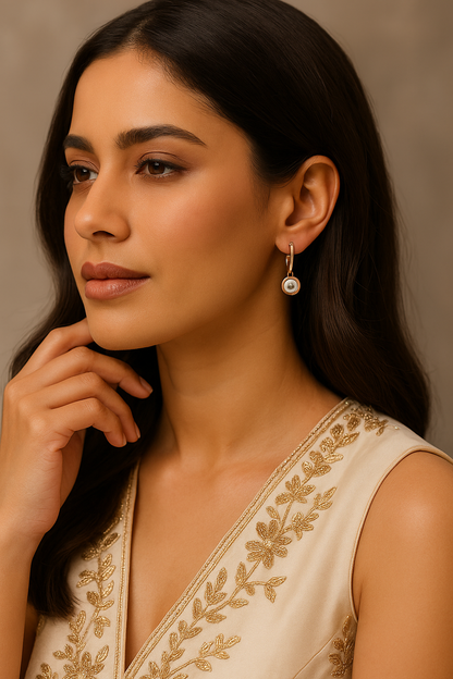 Luna Blanc Earrings Sterling Silver