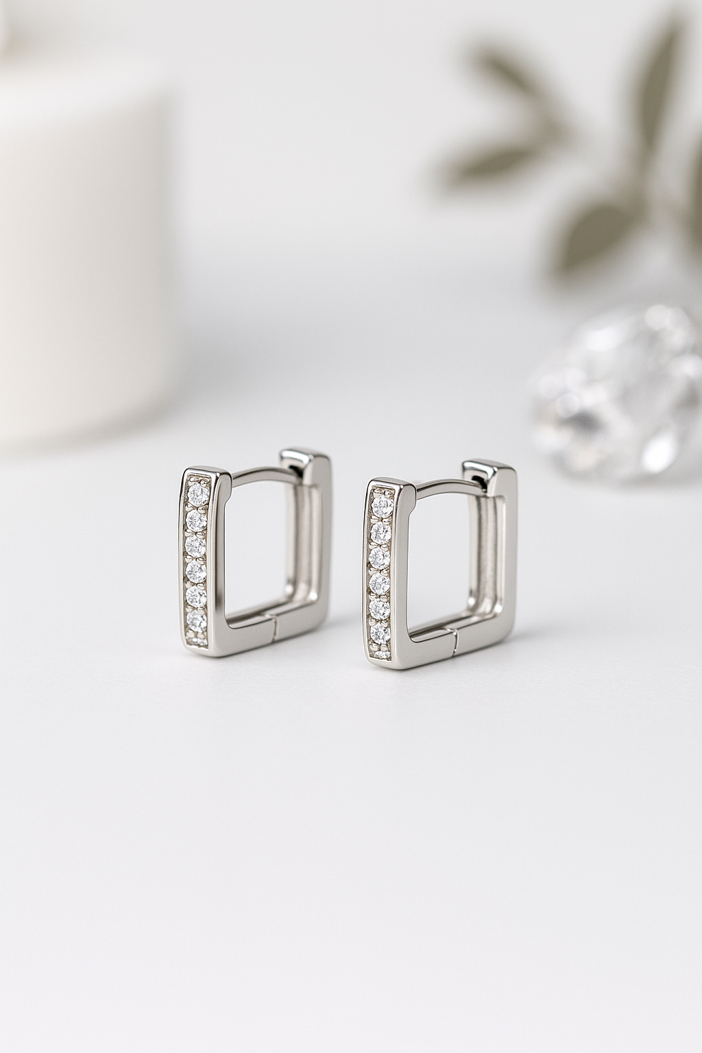 The Modernist Huggie Earrings | 925 Sterling Silver