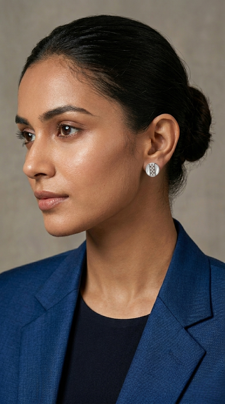 Aurel Stria Studs | 925 Sterling Silver