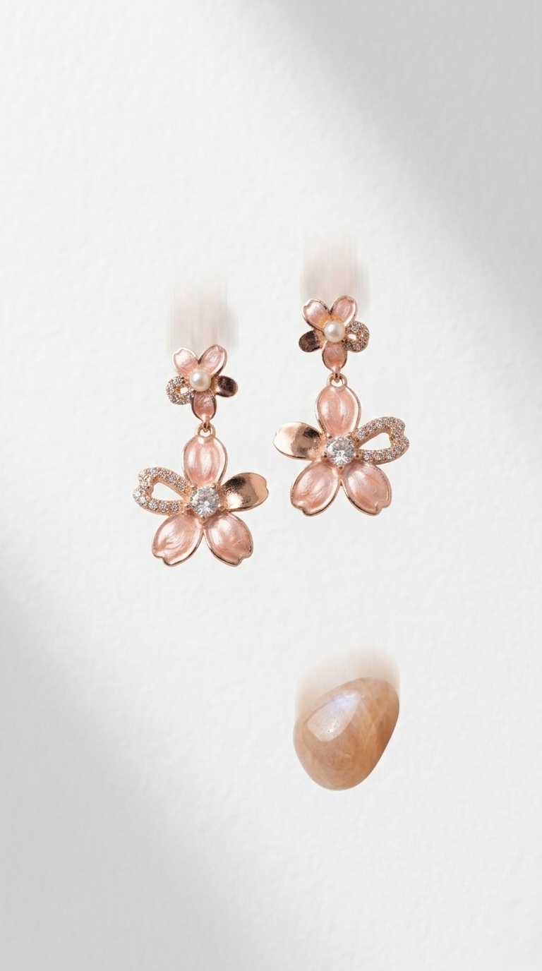 Roséline Bloom Drops | 925 Sterling Silver