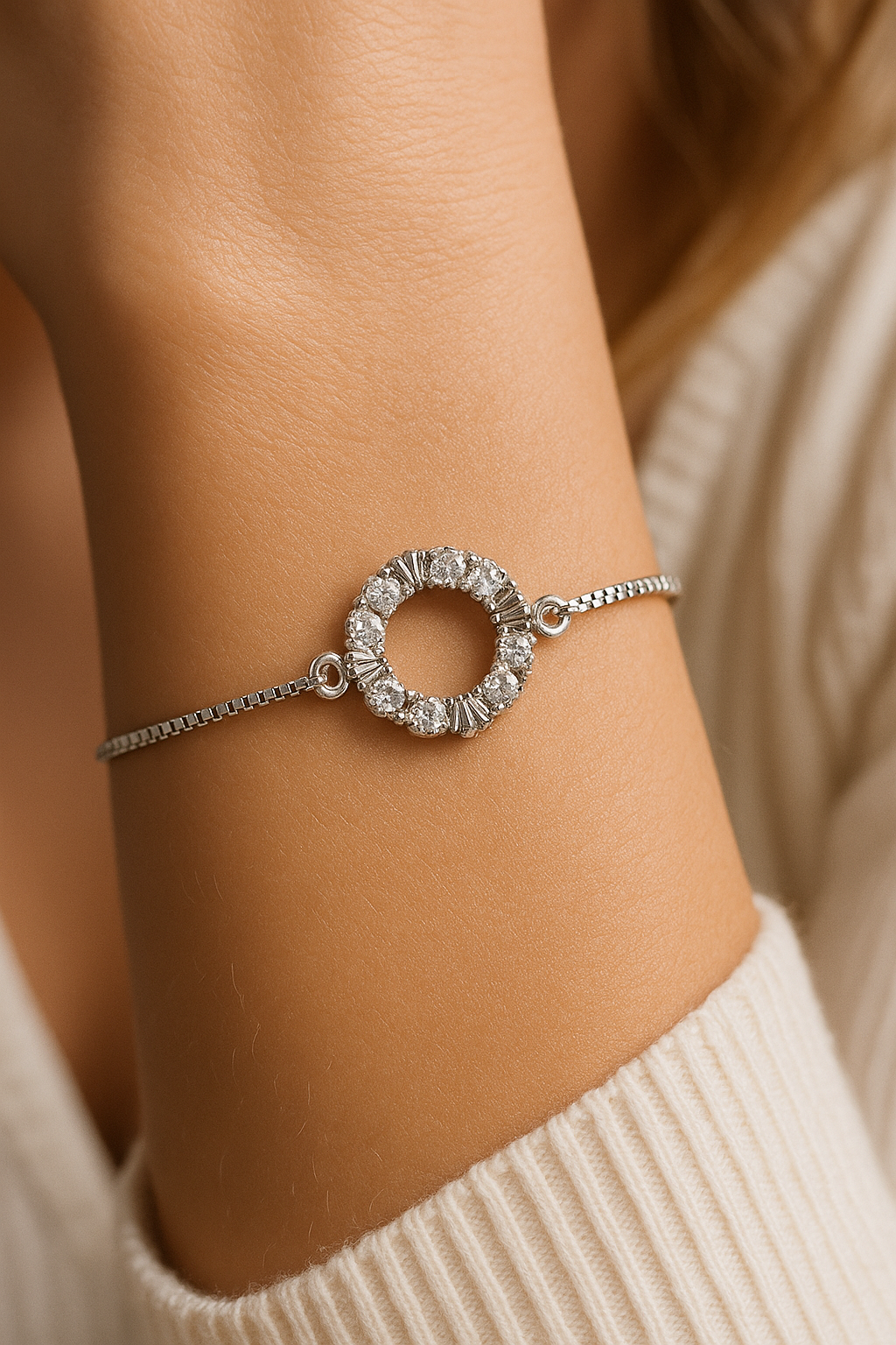 Halo Luxe Bracelet | 925 Sterling Silver