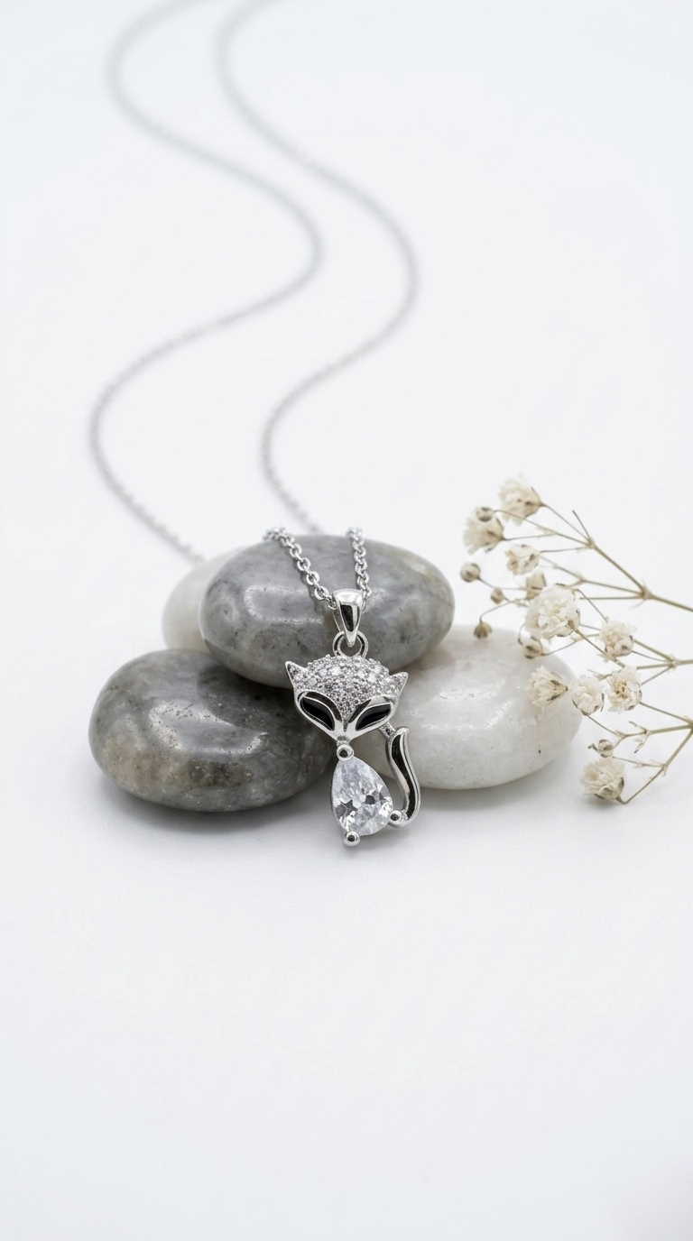 Fable Fox Pendant | 925 Sterling Silver