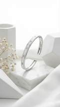 Alba Cuff Kada Bracelet | 925 Sterling Silver