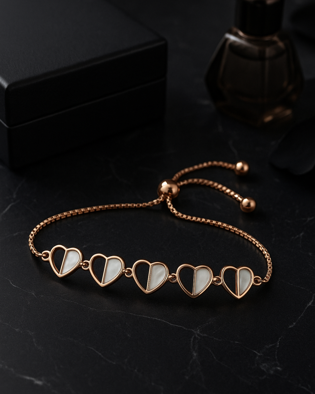 Luminous Heart Bracelet Sterling Silver