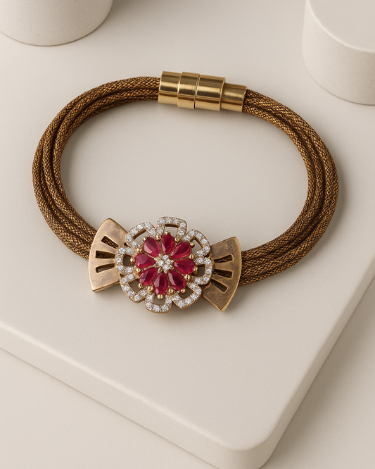 Regal Bloom Bracelet Sterling Silver