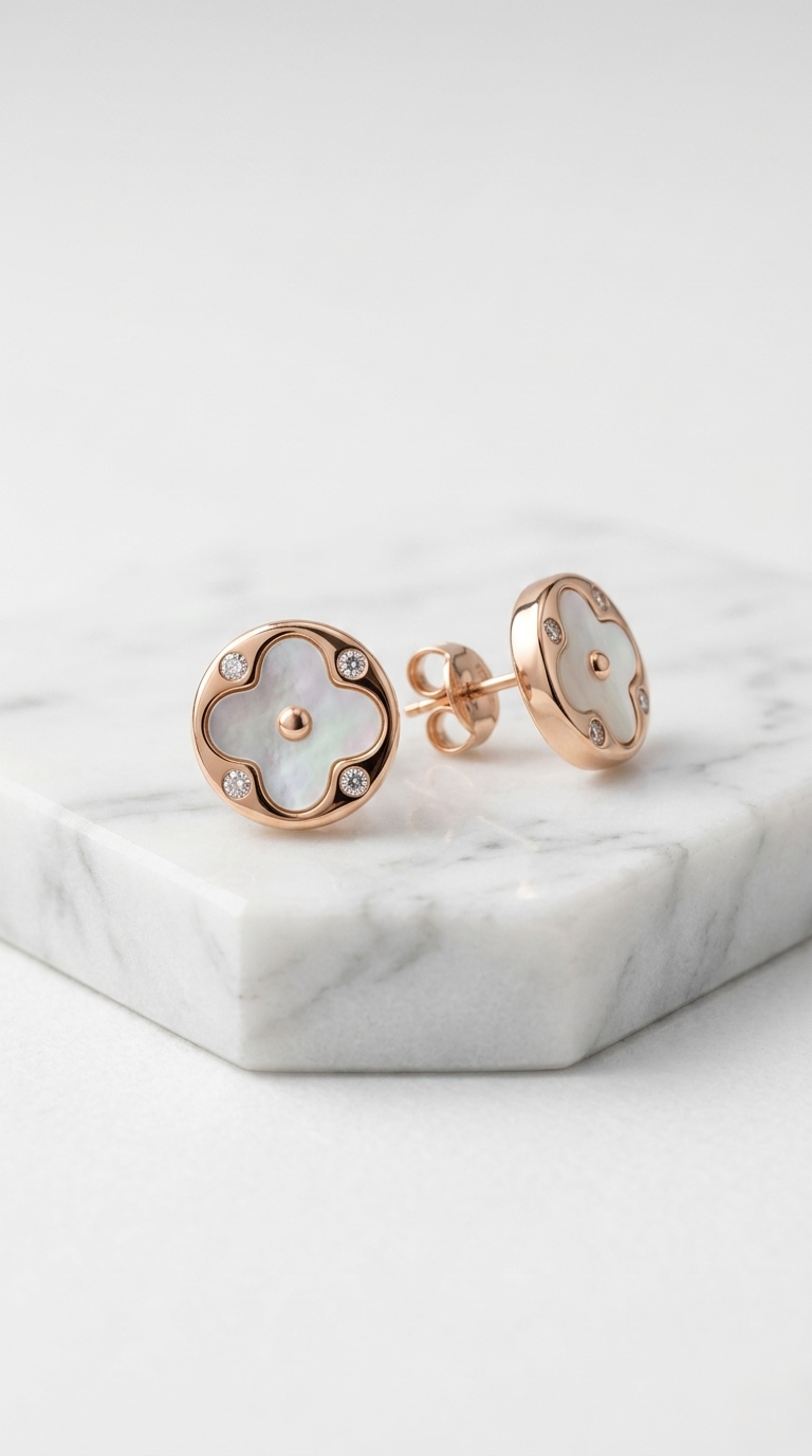 Elowen Clover Studs | 925 Sterling Silver