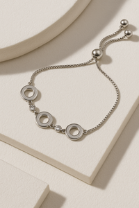 The Halo Link Bracelet | 925 Sterling Silver