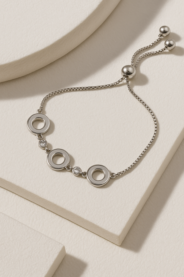 The Halo Link Bracelet | 925 Sterling Silver