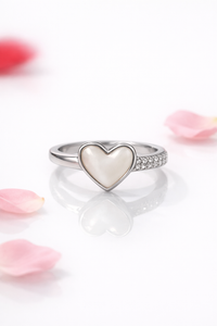 Luna Heart Ring | 925 Sterling Silver