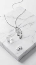 Elira Angel Wing Pendant | 925 Sterling Silver