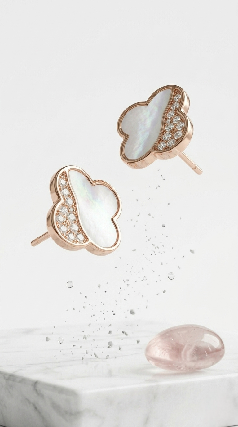 Orlina Clover Studs | 925 Sterling Silver