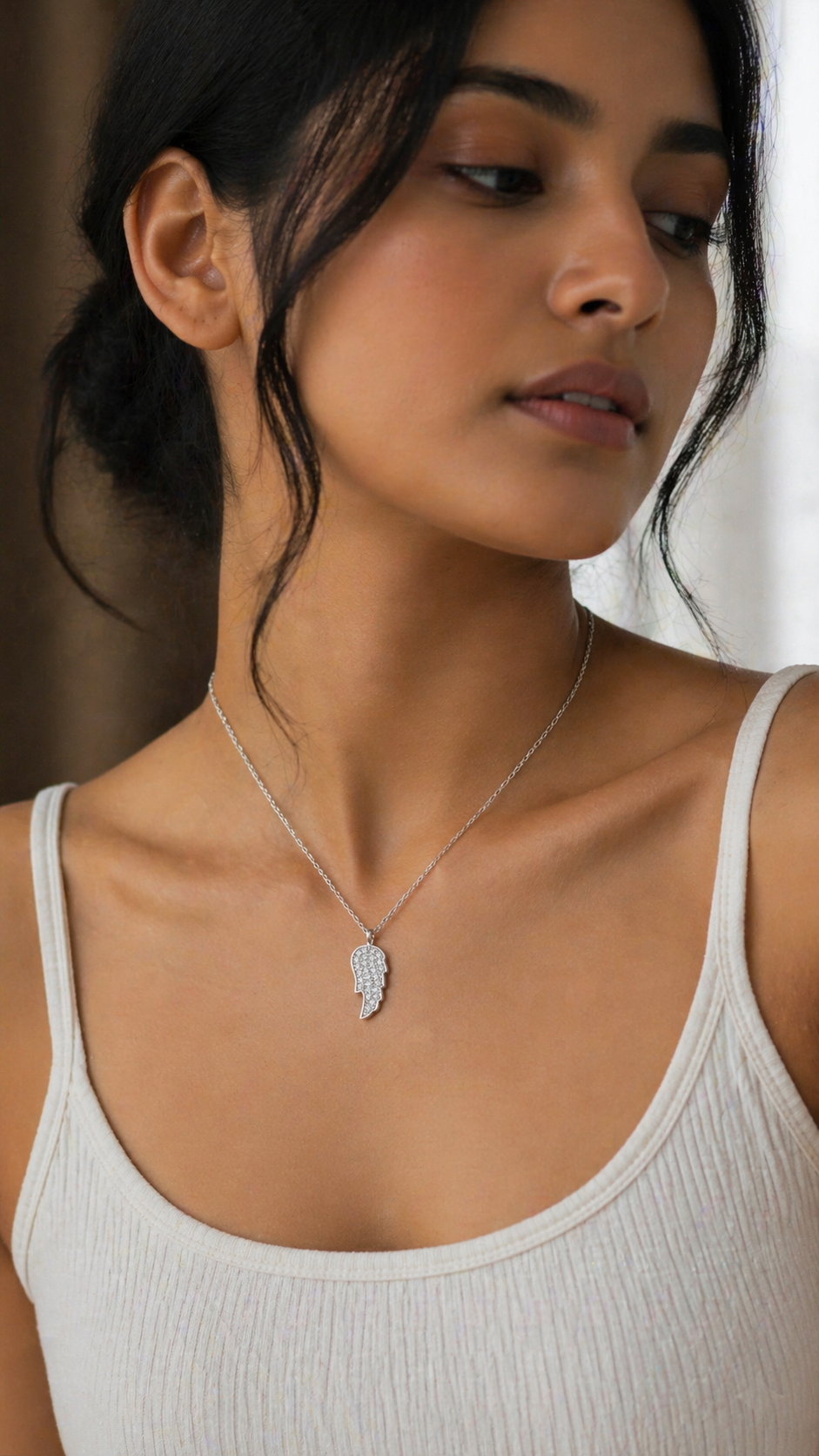 Elira Angel Wing Pendant | 925 Sterling Silver