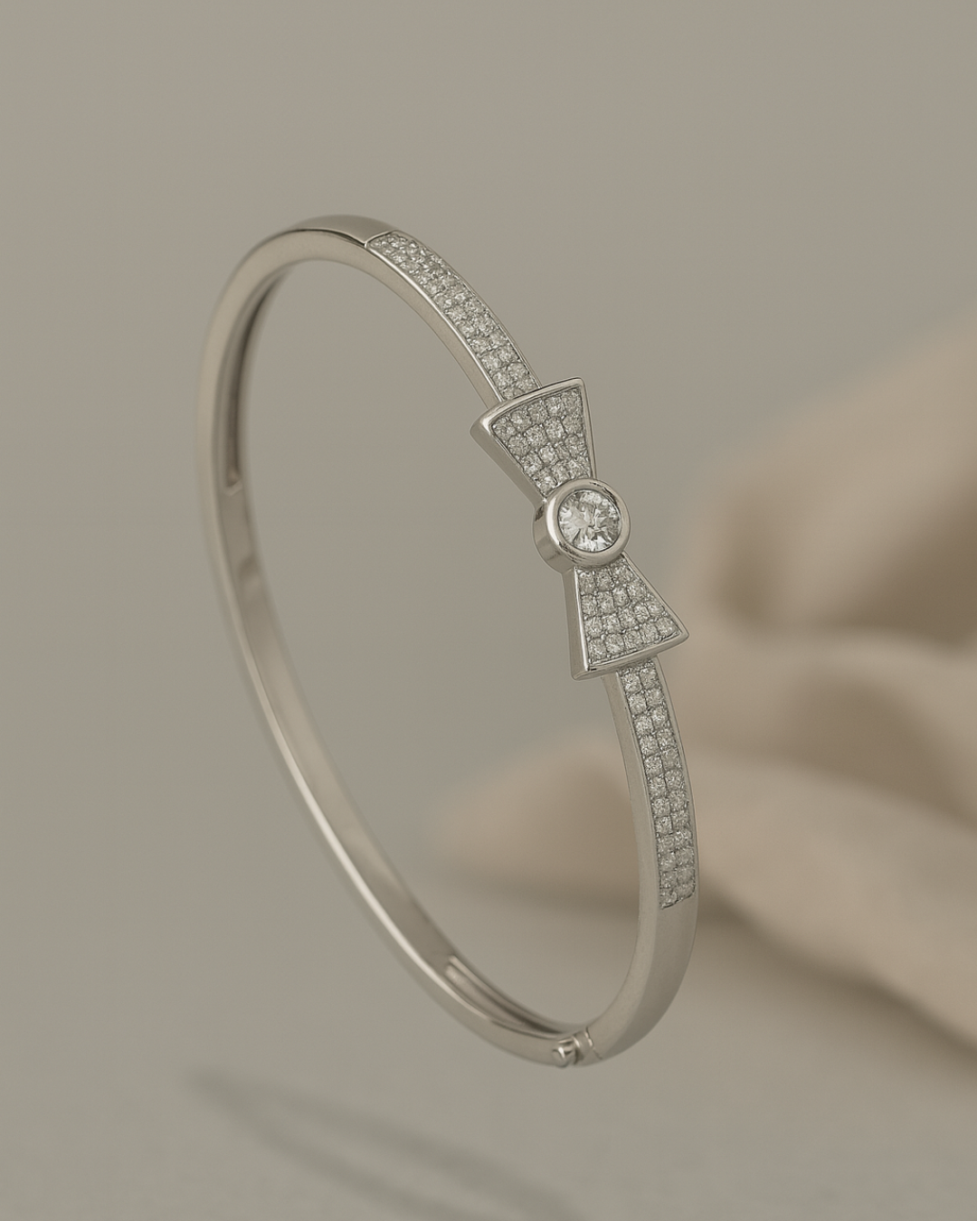 Chic Bow Kada Sterling Silver