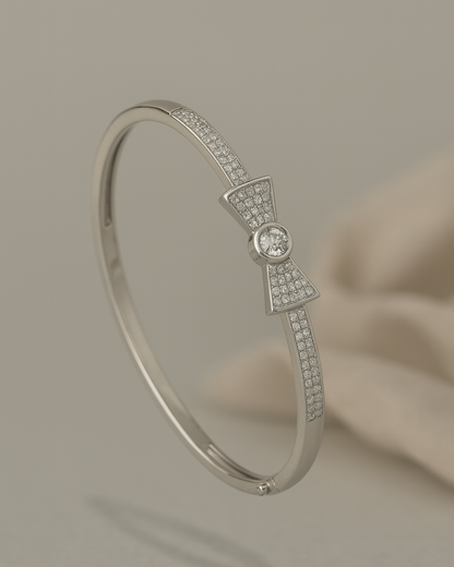 Chic Bow Kada Sterling Silver
