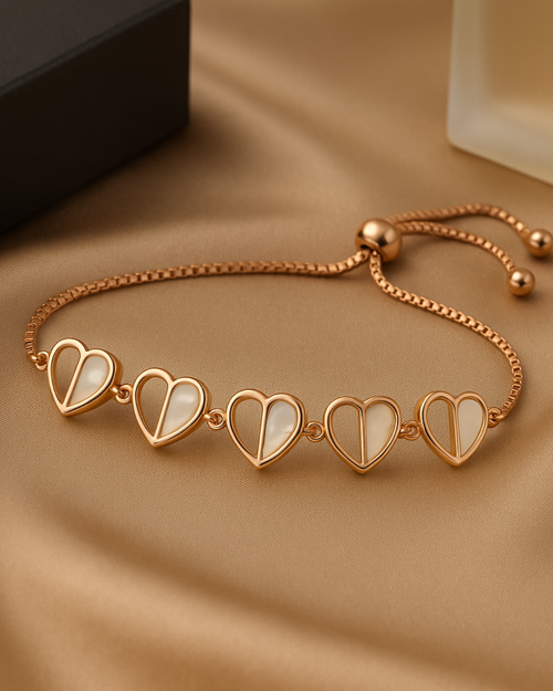 Luminous Heart Bracelet Sterling Silver