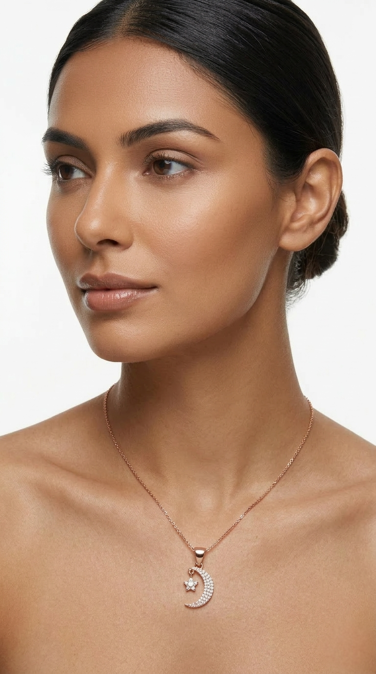 Lunara Starfall Necklace | 925 Sterling Silver