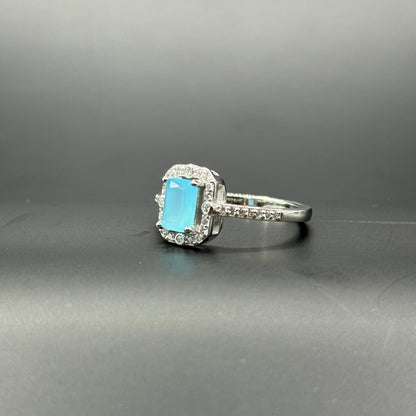 Aqua Ripple Ring