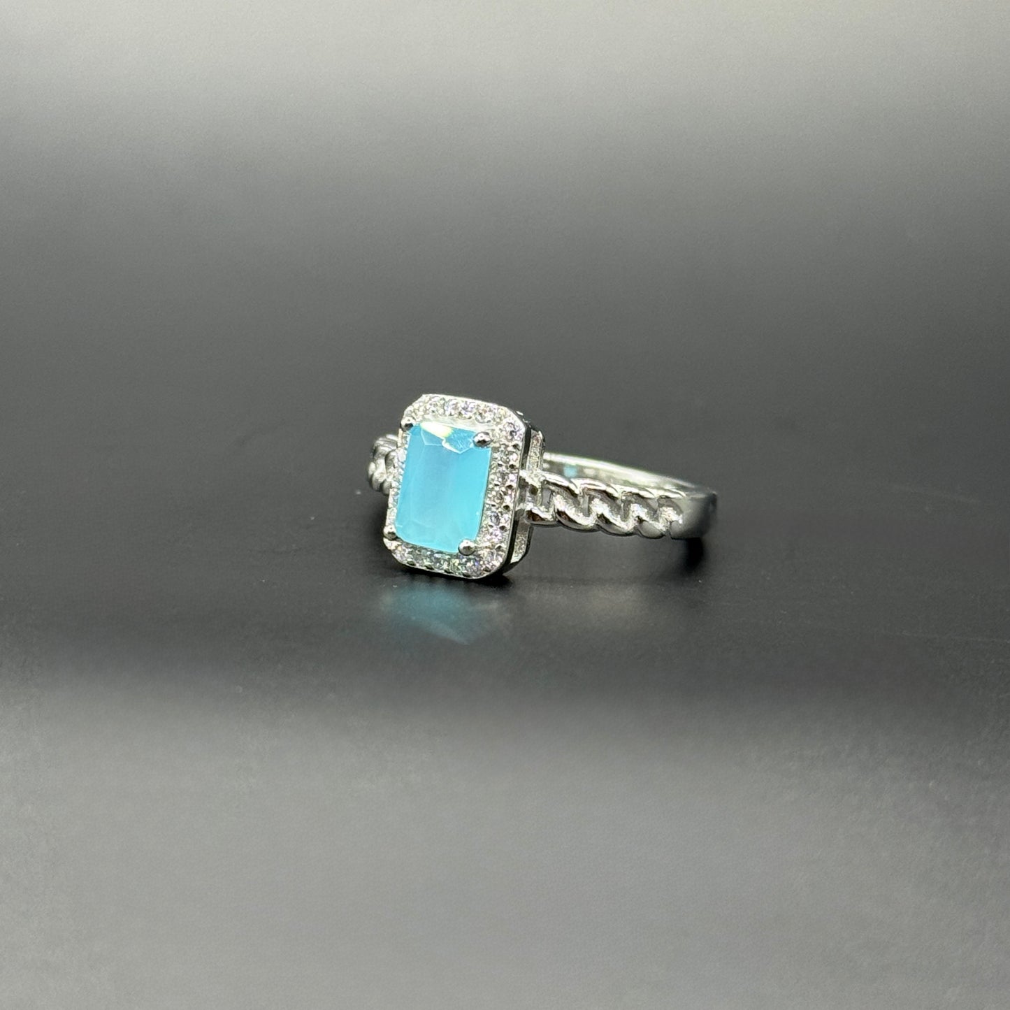 Azure Serenity Ring
