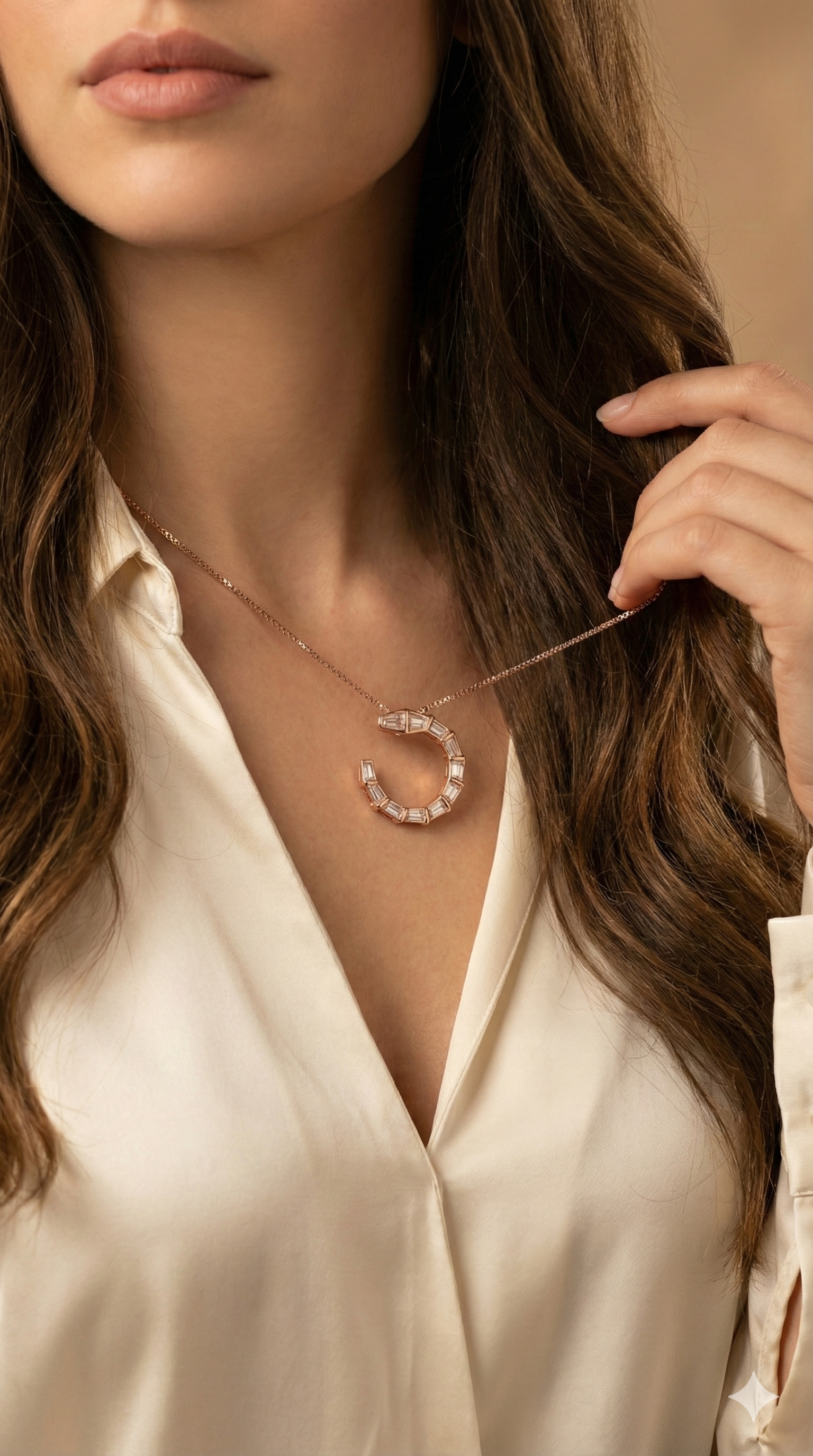 Halo Arc Necklace | 925 Sterling Silver