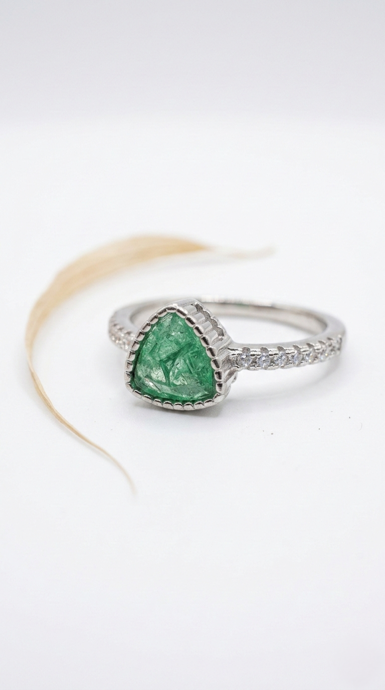 Zayelle Verde Ring | 925 Sterling Silver