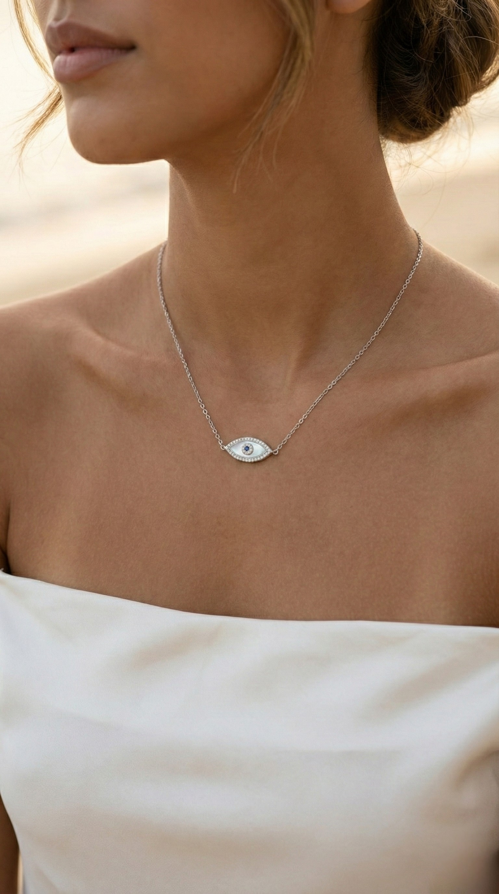 Evil Eye Necklace | 925 Sterling Silver