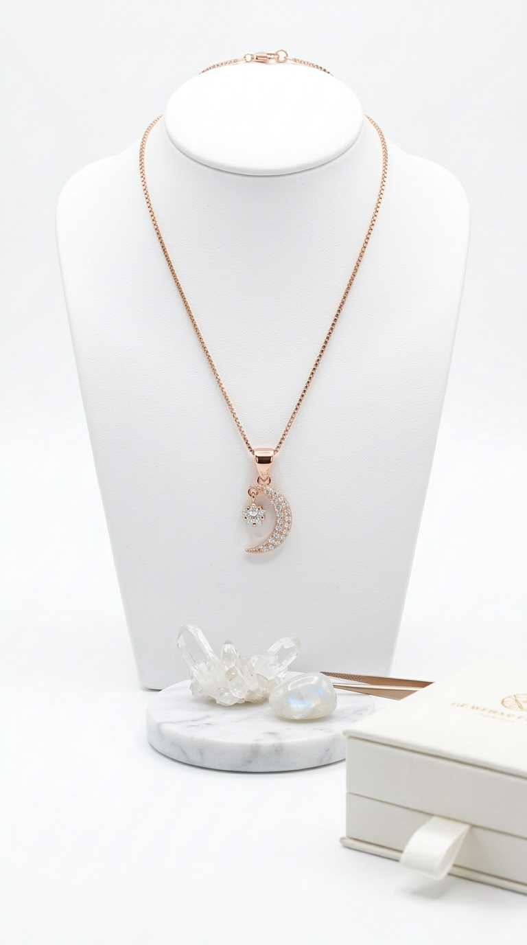 Lunara Starfall Necklace | 925 Sterling Silver