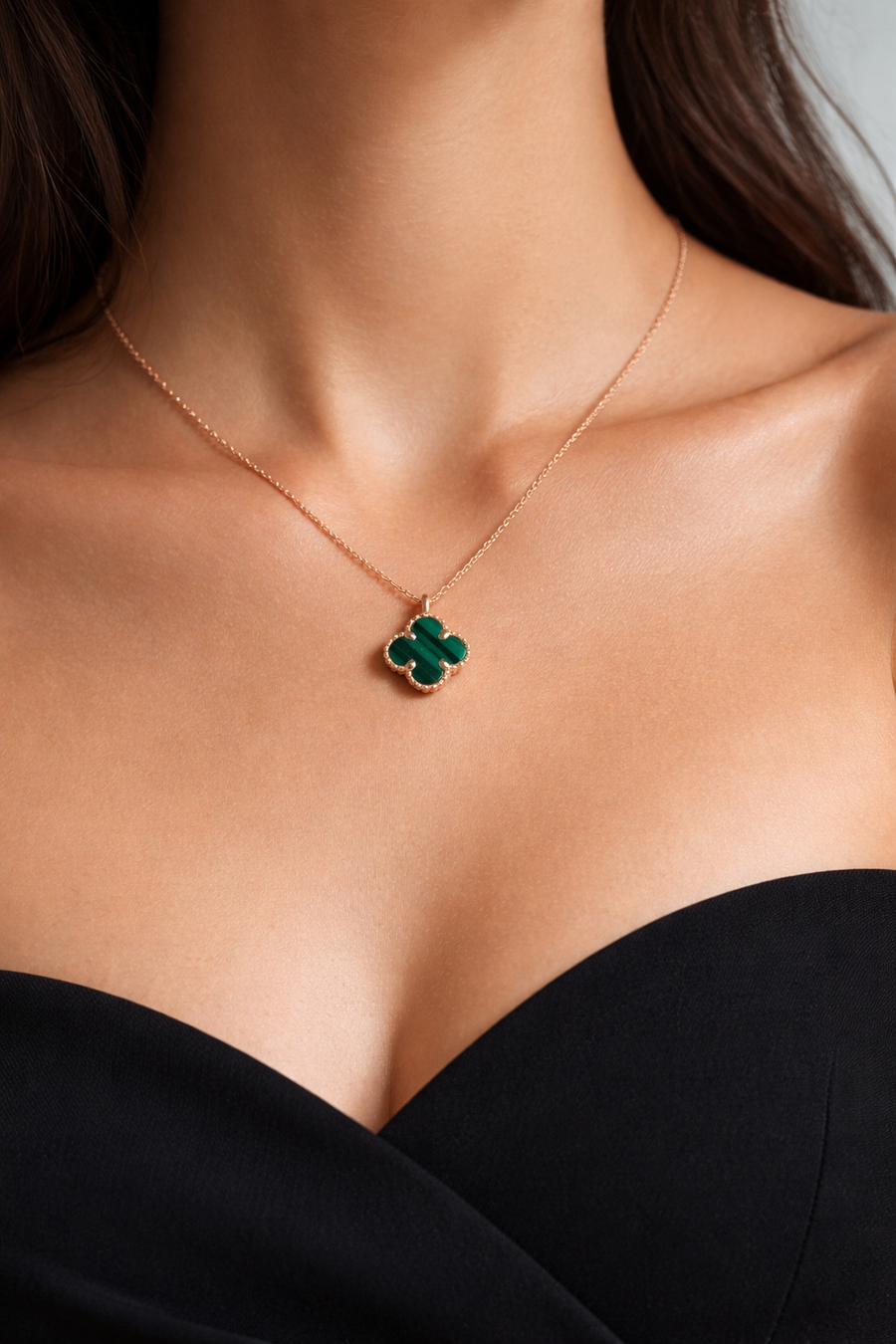 Verde Clover Necklace | 925 Sterling Silver