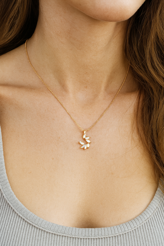 Twilight Leaf Necklace