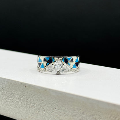 Pear & Prism Ring