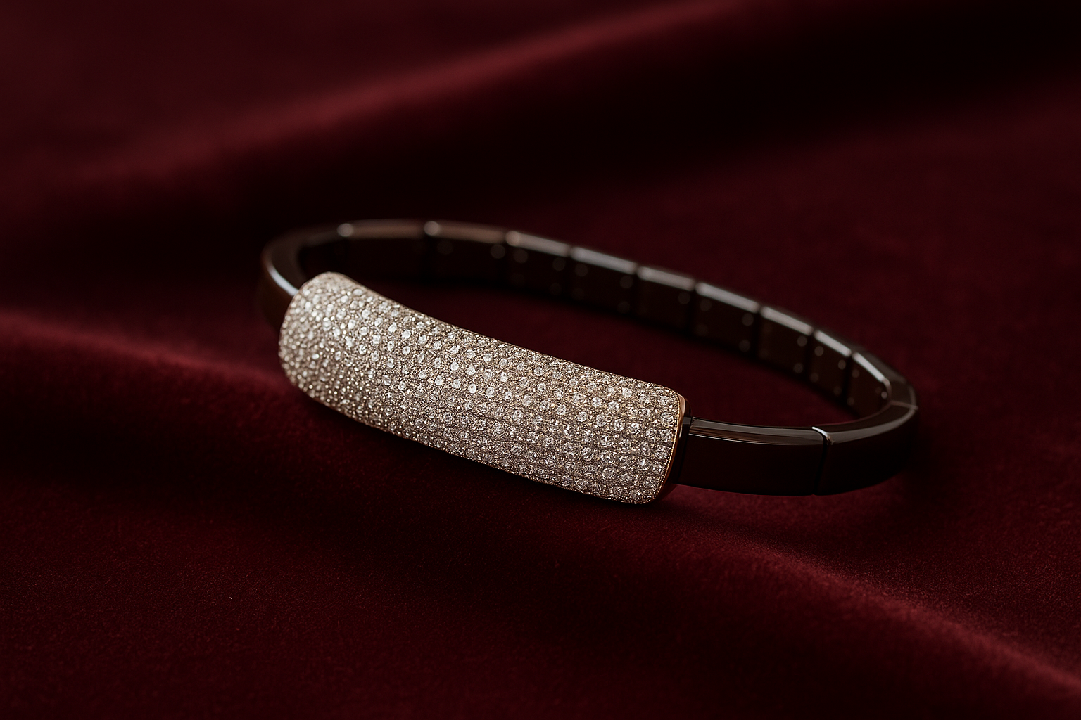 Velour Pavé Bracelet Sterling Silver