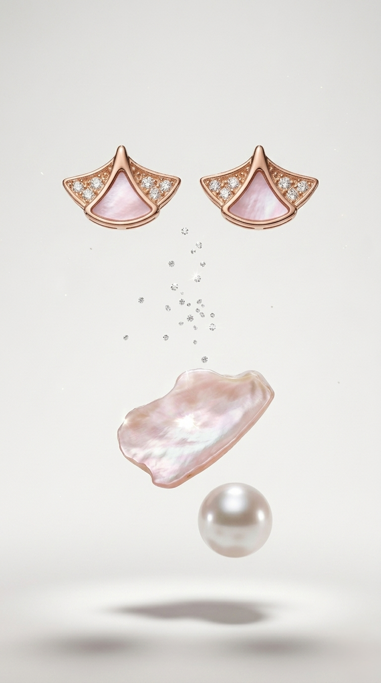 Elira Pink Prism Studs | 925 Sterling Silver
