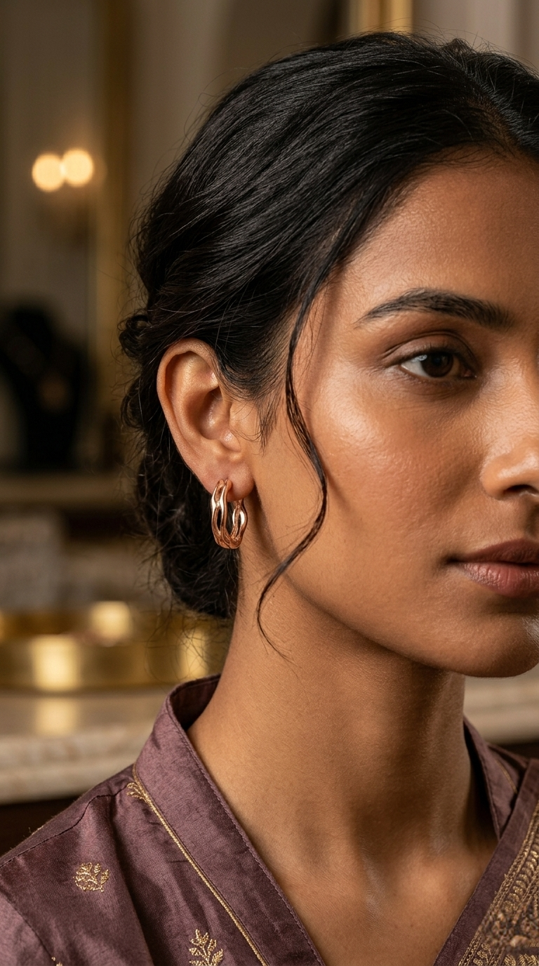 Vyre Sculpt Hoops | 925 Sterling Silver