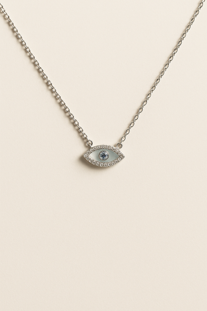 Evil Eye Sterling Silver Necklace