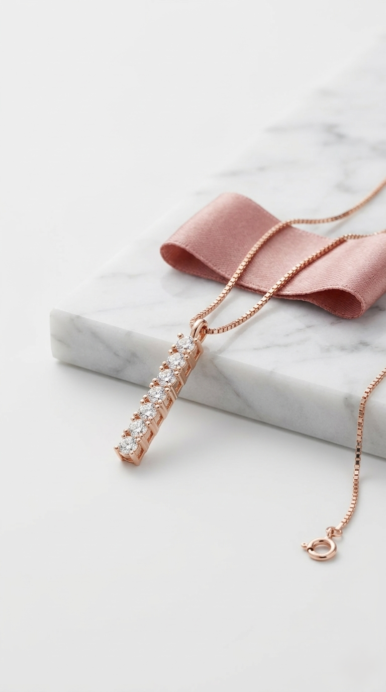 Seren Column Pendant | 925 Sterling Silver