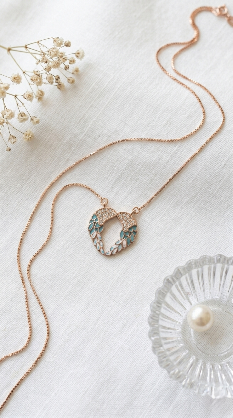 Aeris Blue Vine Pendant | 925 Sterling Silver